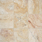 Natural 4x4 Beige Stone Wall & Floor Accent Tile – Rustic Finish, Indoor Outdoor Use